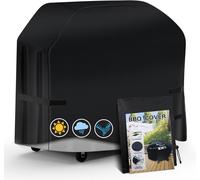 Housse de Protection pour Barbecue extérieur ¿ Housse Barbecue imperméable et résistante aux UV, 420D Oxford Bache de Protection, Anti-poussière, Anti-déchirure et Anti-moisissure(147 x 61 x 122 cm)