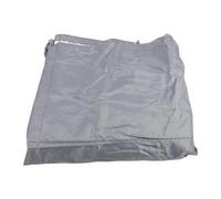 Housse de protection pour barbecue intégrée 600D imperméable | Protection robuste pour barbecue à gaz avec ourlet élastique | Coupe-vent, pluie, neige, soleil pour terrasse, jardin | Gris