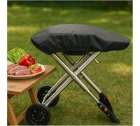 Housse de protection pour barbecue Weber 9010001 Traveler - Étui de protection robuste 600D étanche pour barbecue, organiseur de rangement pour accessoires de cuisine en plein air (noir)