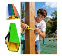Housse de protection pour bâton de basket-ball extérieur - Rembourrage absorbant les chocs de 1,8 m, tapis résistant aux intempéries, coussin sûr pour équipement de basket-ball, protection durable