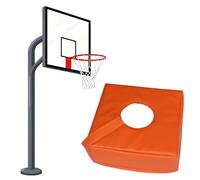 Housse de protection pour bâtons de basket-ball carrés et ronds, rembourrage de protection épais pour la sécurité extérieure et intérieure, 20,3 x 20,3 cm