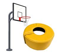 Housse de protection pour bâtons de basket-ball carrés et ronds, rembourrage de protection épais pour la sécurité extérieure et intérieure, 20,3 x 20,3 cm