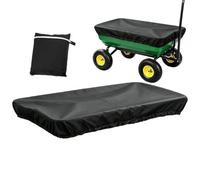 Housse de protection pour benne de jardin, imperméable, indéchirable | Housse de protection contre la poussière pour chariot de jardin, convient pour ferme, grange, pelouse, terrasse, garage