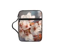 Housse de protection pour Bible avec imprimé fleurs de cerisier pour femmes et filles, avec poignée pour Bible de taille standard
