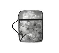Housse de protection pour Bible avec imprimé fleurs de cerisier pour femmes et filles, avec poignée pour Bible de taille standard