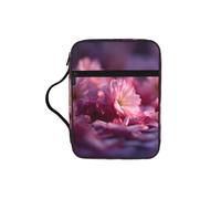 Housse de protection pour Bible avec imprimé fleurs de cerisier pour femmes et filles, avec poignée pour Bible de taille standard