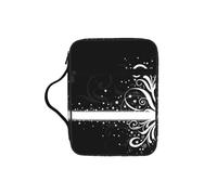 Housse de protection pour Bible avec imprimé tourbillon de fleurs pour femmes et filles, avec poignée pour Bible de taille standard