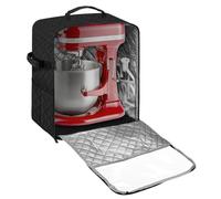 Housse de protection pour blender - Housse anti-poussière pour ustensiles de cuisine avec poignée et base coulissante - Sac de rangement de protection pour mixeur et accessoires - Comprend des poches