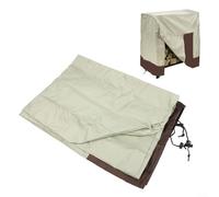 Housse de protection pour bois de chauffage, protection extérieure imperméable en tissu Oxford 210D, très résistante aux intempéries pour rangement d'abri de jardin (2,4 m)