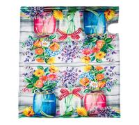 Housse de Protection pour Boîte aux Lettres Extérieure en Tissu Décoratif | Installation sans Outils, Film Protecteur Réutilisable, pour Boîte Postale Métallique, Jardin et Devanture