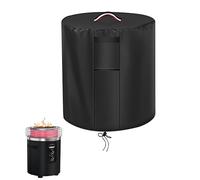 Housse de protection pour brasero Ninja Fireside360, Oxford 420D pour chauffage extérieur NinjaFireside360, imperméable, coupe-vent, anti-poussière, cordon de serrage inférieur et poignées de levage