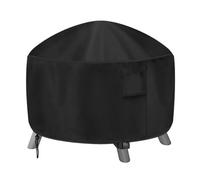 Housse de Protection pour Braséro Rond Housse de protection robuste et imperméable for foyer extérieur, barbecue, jardin, cour, ronde, for table(77x58cm(30x23in))