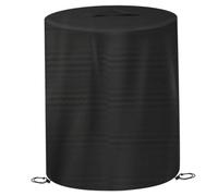 Housse de protection pour brasero ronde, 60 x 74 cm, étanche, anti-poussière pour friteuse à dinde sans huile, housse de protection extérieure avec poignée supérieure pour grill et chauffage terra