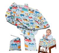 Housse de Protection pour Caddie Bébé | Protège-Caddie pour Enfant - Couvre-Siège Bébé Léger et Portable pour Poussette et Chaise Haute