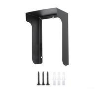 Housse de protection pour caméra de sonnette en métal, boîtier étanche, anti-éblouissement, pluie pour protection pour sonnette vidéo, support noir