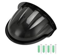 Housse de protection pour caméra extérieure avec protection contre la pluie et le soleil - Design résistant à la poussière - Compatible avec divers appareils photo (1 noir)