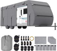 Housse de protection pour caravane VEVOR pour caravane de 7,3-8,2 m, couverture de caravane en non-tissé imperméable au vent, housse de caravane universelle avec sac de rangement, patchs de réparation