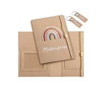 Housse de protection pour carnet de maternité, en feutre, avec compartiment pour photos à ultrasons et cartes, joli cadeau pour les femmes enceintes et futures mamans