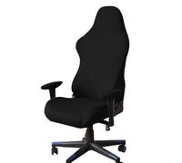 Housse de protection pour chaise de jeu avec accoudoirs conçue pour durer et avoir fière allure (noir)