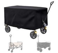 Housse de protection pour chariot de transport - Imperméable - Anti-UV - Anti-poussière - Pliable - Tissu Oxford 420D - Pour chariot à main - Housse de protection pour chariot de jardin pliable