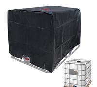 Housse De Protection Pour Citerne De Pluie - Couvercle Protecteur pour Tonneau Industriel | Toile Oxford 210D Imperméable Anti-UV pour Réservoir 1 m³ Usage Extérieur Camping Jardin