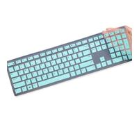 Housse de protection pour clavier de bureau Dell Pro KM5221W KM7321W et Pro KB500, Dell Pro KM5221W Bleu vif