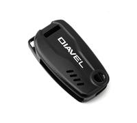 Housse de protection pour clé de moto Lanyard Key Pour DUCATI Diavel XDiavel 1260s DX 1260 2020-2025 Accessoires Moto CNC Coque De Protection Clé Télécommande Et Porte-clés(Ww-2)