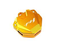 Housse de protection pour clé de moto Lanyard Key Pour FZ1 FZ-1 Fz1 Toute L'année Accessoire Moto CNC Porte-clés Coque Et(KC Gold)