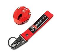 Housse de protection pour clé de moto Pour DUCATI Streetfighter V4 SP V2 PANIGALE V2 V4 SP 2022 2023 2024 Accessoire Moto Porte-clés Etui Coque & Porte-clés Porte-clés(Red,B)