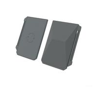 Housse de protection pour clés compatible avec Tesla fabriquée en silicone de qualité supérieure conçue pour s'adapter à chaque design unique sur toute leur gamme de voitures (gris)