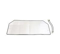 Housse de Protection pour Climatiseur, Couvercle de Climatiseur Extérieur, Protecteur pour Unité Extérieure, Couvercle D'unité de Pompe à Chaleur, Isolation Thermique Film Aluminium, 110cmx45cm