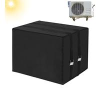 Housse De Protection Pour Climatiseur De Fenêtre Intérieur | Protecteurs Imperméables Épaissis | Housse Pour Climatiseur Avec Garde Feuilles | Pour Jardin Extérieur Terrasse Balcon Maison Appartement