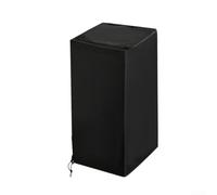 Housse de protection pour climatiseur d'intérieur portable TEMEIKE - Housse de rangement anti-poussière - 32 x 32 x 65 cm - Design facile à installer (noir)