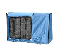 Housse de Protection pour Climatiseur Extérieur, Tissu Oxford 600D, Protection Contre La Condensation et La Condensation pour Pompe à Chaleur et CVC avec Grille D'aération(Blue,96x40x70cm)