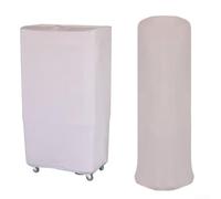 Housse de protection pour climatiseur portable, tissu lavable en soie de lait pour ventilateur et déshumidificateur, housse élastique avec protection complète pour ventilateur et déshumidificateur (25
