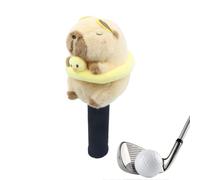 Housse de protection pour clubs de golf en peluche avec motif | Couvre-golf numéroté 3 et 5, convient aux sports de vacances, femmes, hommes, avec tee et marque-page