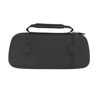 Housse de protection pour console de jeu, grandes poches en maille spatiale, coque rigide, poignée confortable, double fermeture éclair, multifonction pour ROG Ally X 2024 RC72LA (Noir)