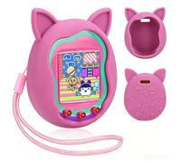 Housse de protection pour console de jeux Tamagotchi Uni, en silicone souple, résistante aux chutes, antidérapante, pour Tamagotchi Uni Accessoires de jeux (rose)