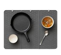 Housse De Protection Pour De Cuisson Électrique | Tapis de Protection Résistant à la Chaleur et Pliable | Tapis De Vaisselle Pour Plan De Travail De Cuisine - pour Maison Hôtel Camping-car Café