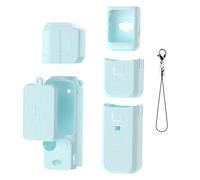 Housse de Protection pour DJI OSMO Pocket 3 Body Coque en Silicone Manchon de Protection d'Objectif Affichage de la Caméra Accessoires Occultants (Set 2 Blue)