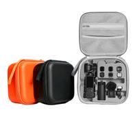 Housse de protection pour DJI Pocket 3/4 - Étui rigide résistant aux chocs et imperméable en polyuréthane avec coussinet magnétique pour filtres ND Mic2 et accessoires, Pocket4 Orange, Housse de