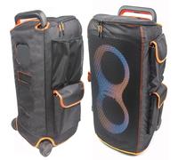 Housse de protection pour enceinte PartyBox 520 Double couche de protection, résistante aux rayures, coque anti-poussière, housse sur mesure pour enceinte, manche en maille respirante, avec 4 poches