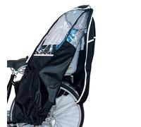 Housse de protection pour enfant pour siège arrière de vélo - Housse de pare-brise pour vélo avec fenêtre transparente, protection portable pour la pluie lors d'excursions, camping, excursions jours