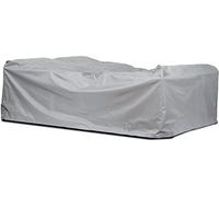 Housse de protection pour ensemble canapé de jardin rectangulaire / carré | 250 x 200 x 80 cm | polyester tissé de haute qualité, couleur : taupe (gris clair)
