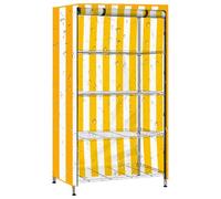 Housse de Protection pour Étagère de Rangement - Housse Protectrice pour Grille Métallique,Imperméable et Anti-Poussière 210D Résistant pour Organisation Intérieure - Placard, Cuisine,