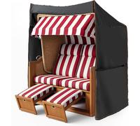 Housse De Protection Pour Fauteuil-Cabine De Plage - Résistante À L'hiver - Imperméable - 135 X 105 X 175/140 Cm - Tissu Oxford 600d - Résistante Aux Intempéries Et À La Poussière