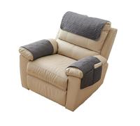 Housse de Protection pour Fauteuil, Housses d'accoudoir de canapé, Housses d'appui-tête pour canapé inclinable, imperméables, antidérapantes et abrasions(Gray 2,1 Seater(3pcs))