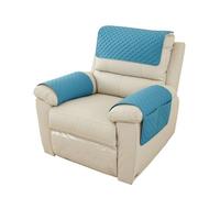 Housse de Protection pour Fauteuil, Housses d'accoudoir de canapé, Housses d'appui-tête pour canapé inclinable, imperméables, antidérapantes et abrasions(Sky Blue,3 Seater(5pcs))