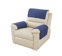 Housse de Protection pour Fauteuil, Housses d'accoudoir de canapé, Housses d'appui-tête pour canapé inclinable, imperméables, antidérapantes et abrasions(Blue,2 Seater(4pcs))