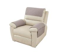 Housse de Protection pour Fauteuil, Housses d'accoudoir de canapé, Housses d'appui-tête pour canapé inclinable, imperméables, antidérapantes et abrasions(Light Purple,1 Seater(3pcs))